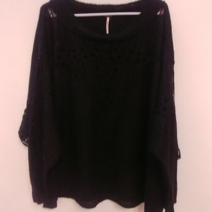 Free People Off the Shoulder Lacey Sweater